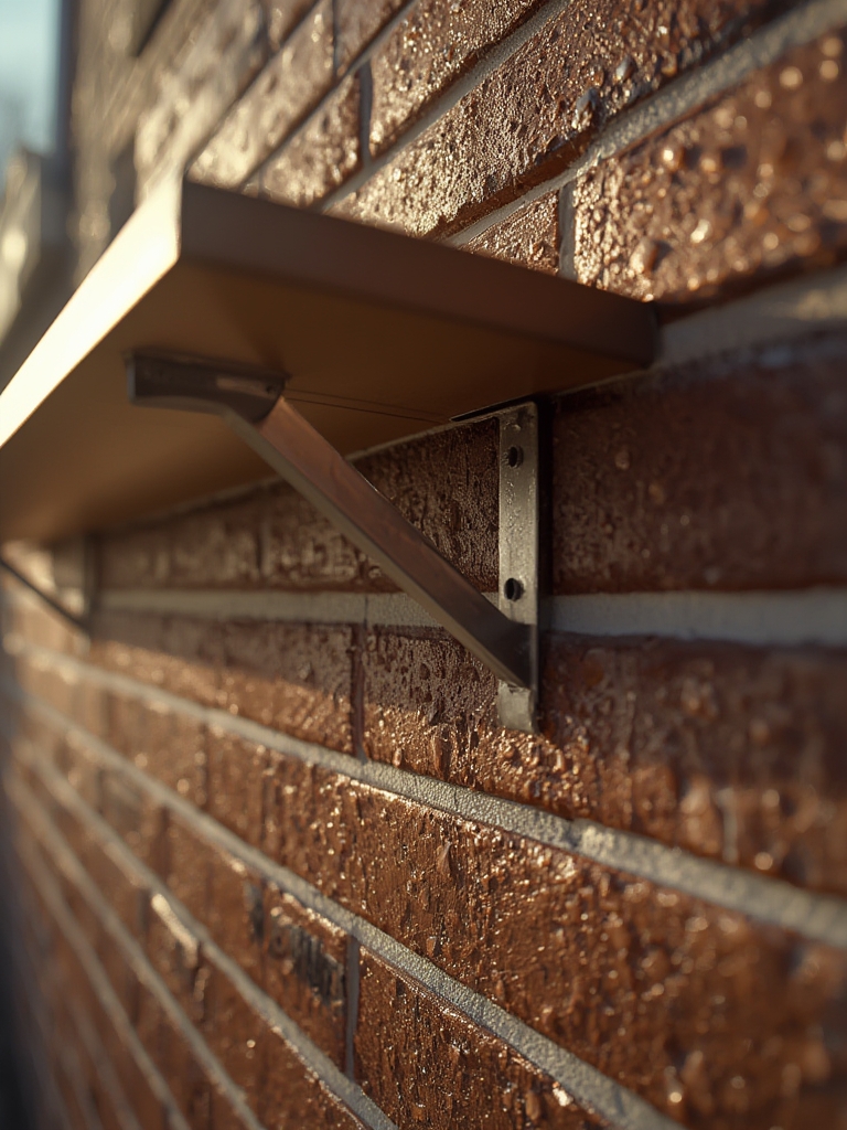 mounting tape in action