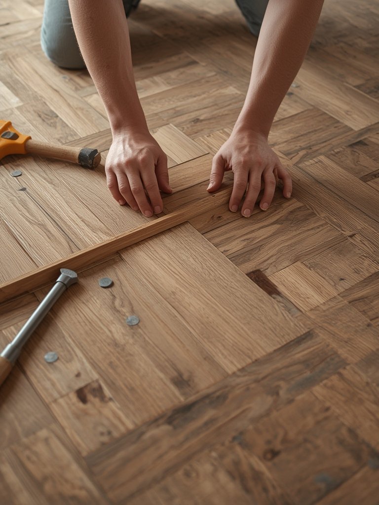 herringbone flooring patterns