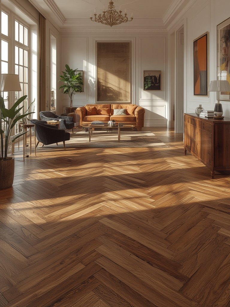 herringbone flooring patterns - Illustration 3
