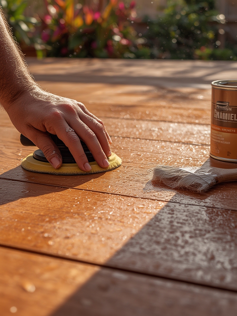 wood filler in action